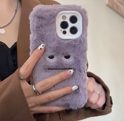 Purple Fluffy Monster Phone Case