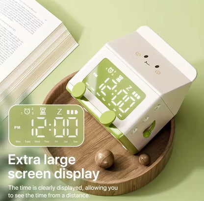 Cute Milk Alarm Clock